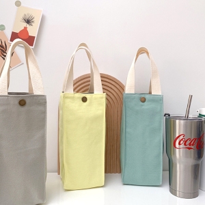 簡約保溫杯保護套便攜水杯雨傘手提帆布袋飲料提袋