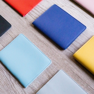 多色加厚皮革卡片護照本保護套雙用護照套