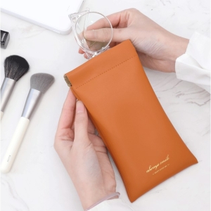 PU皮革化妝刷便攜收納袋眼鏡收納套包