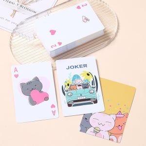 桌遊PVC公司宣傳廣告撲克牌