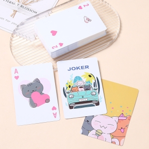 桌遊PVC公司宣傳廣告撲克牌