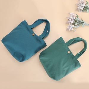 休閒莫蘭迪帆布純色手提包便攜外出包手機包