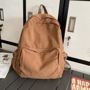 帆布嘻哈風休閒雙肩背包