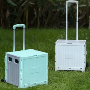 輕便便攜手拉車折疊購物小推車