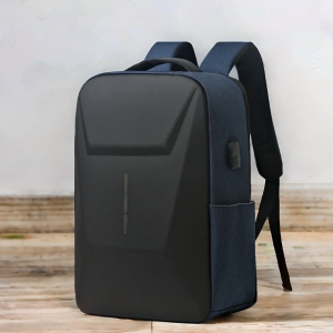 大容量硬殼帶密碼鎖防潑水雙肩背包