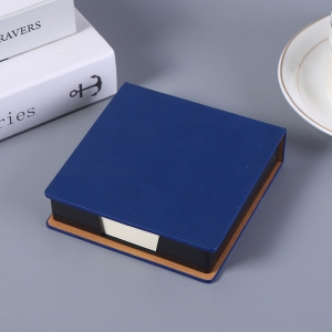 商務辦公仿皮盒裝便條紙