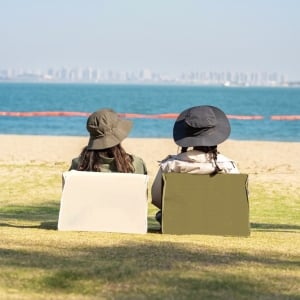 戶外露營可折疊靠背坐墊