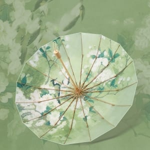 16骨三折加大彩膠防曬晴雨兩用遮陽傘