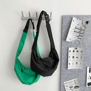 潮酷尼龍韓版休閒單肩斜挎包