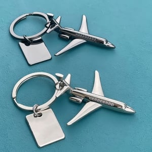 創意3D航空掛件飛機鑰匙圈