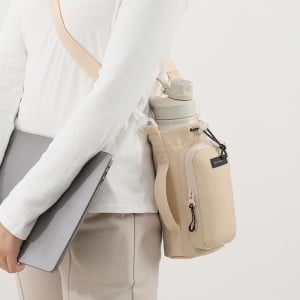 旅行出遊便攜斜跨水壺袋