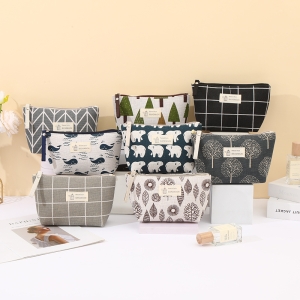 帆布手拿便攜收納零錢包