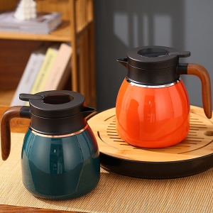 高顏值泡茶壺大容量茶水分離帶手柄保溫壺