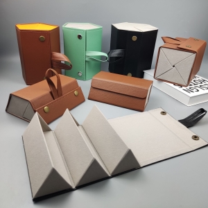 多層可折疊便攜精緻眼鏡盒