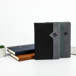 西班牙文英文雙語拼接年曆本每日計畫記事本