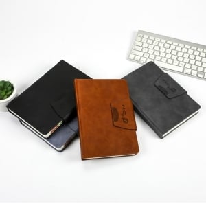 英文年曆本磁扣精裝加厚每日計畫日程本記事本