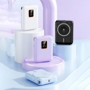 10000mAh可拆卸自帶雙線磁吸三用快充行動電源台灣製