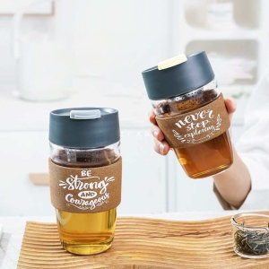 茶水分離泡茶杯玻璃魔力杯