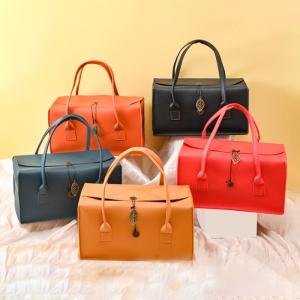 高級皮質輕奢伴手​​禮禮盒包裝手提袋