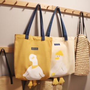創意鴨子環保帆布袋