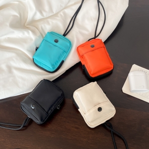 日系掛包休閒零皮夾迷你耳機包