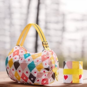 可折疊單肩便攜加厚大號環保購物袋