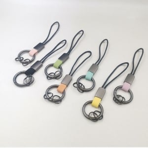 防磨砂彈簧圈鑰匙圈手機掛繩