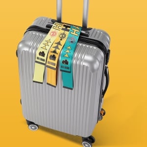 車隊環島旅遊團腳踏車旅行行李箱飄帶掛件