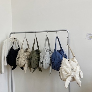 韓風蝴蝶結綁帶輕量雲朵包