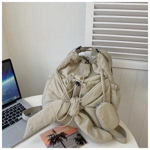 韓風蝴蝶結輕量雲朵包