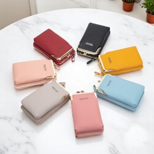 韓版斜背零錢手機包