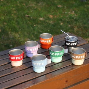 304不鏽鋼單層隨行咖啡杯