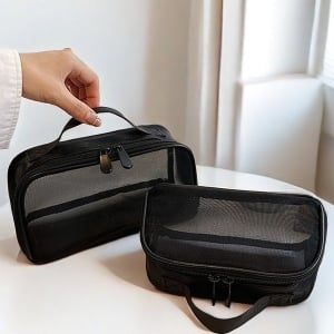 網紗旅行洗漱化妝品收納包