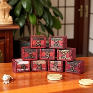 復古木製收納盒