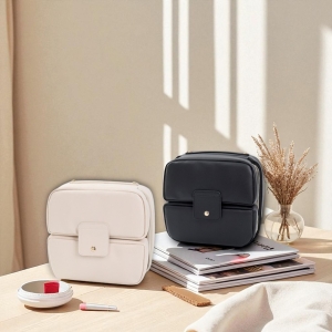 PU大容量便攜化妝包