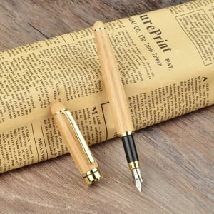 楠竹鋼筆原子筆套裝禮盒