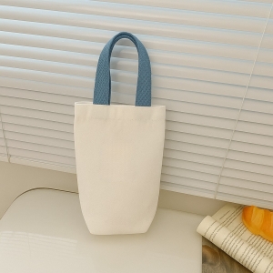 彩色提把簡約飲料提袋