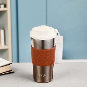 純鈦便攜式保溫保冷咖啡杯