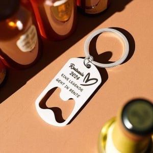 實用開瓶器吊牌金屬鑰匙圈