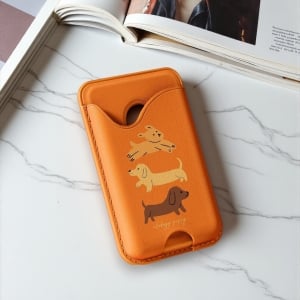 magsafe磁吸皮革手機收納卡套包