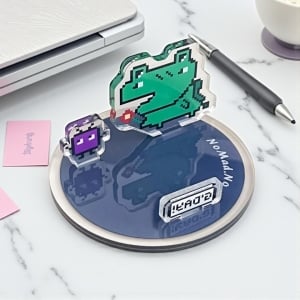 可拆卸桌面壓克力手機支架擺飾