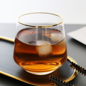 高質感威士忌雞尾酒圓形玻璃杯