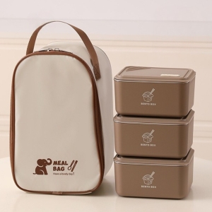 304不鏽鋼便攜保鮮盒套組