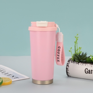 高質感500ml雙飲保溫咖啡杯禮盒組