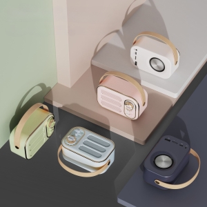 台灣檢驗復古無線便攜輕巧藍芽喇叭