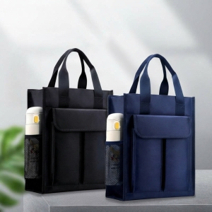 防潑水大容量帆布學生補習袋文件袋