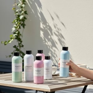 絕美北歐STYLE雙層不鏽鋼水瓶造型保溫杯