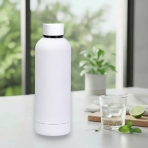 簡約運動美式雙層不鏽鋼保溫杯500ml