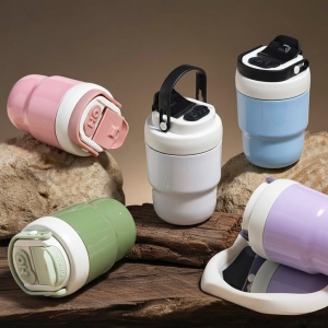 迷你小巧可愛陶瓷內膽咖啡杯