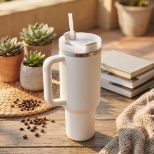 大容量304不鏽鋼二代手柄真空冰壩杯保溫杯